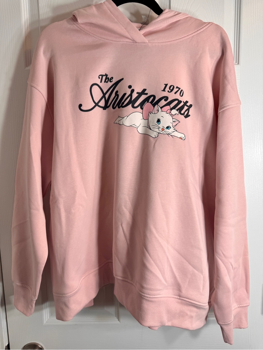 NWT Disney Classics Primark The Aristocats Marie Pink Hoodie 2XL.